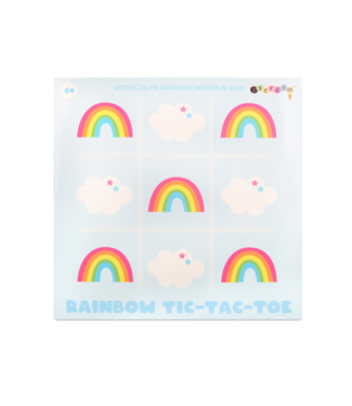Iscream Rainbow Lucite Tic Tac Toe