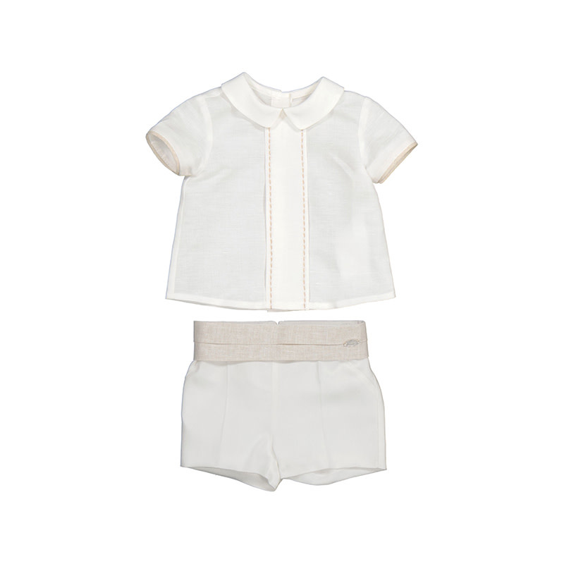 Mayoral Two Piece Linen Short Set Mayoral Two Piece Linen Short Set