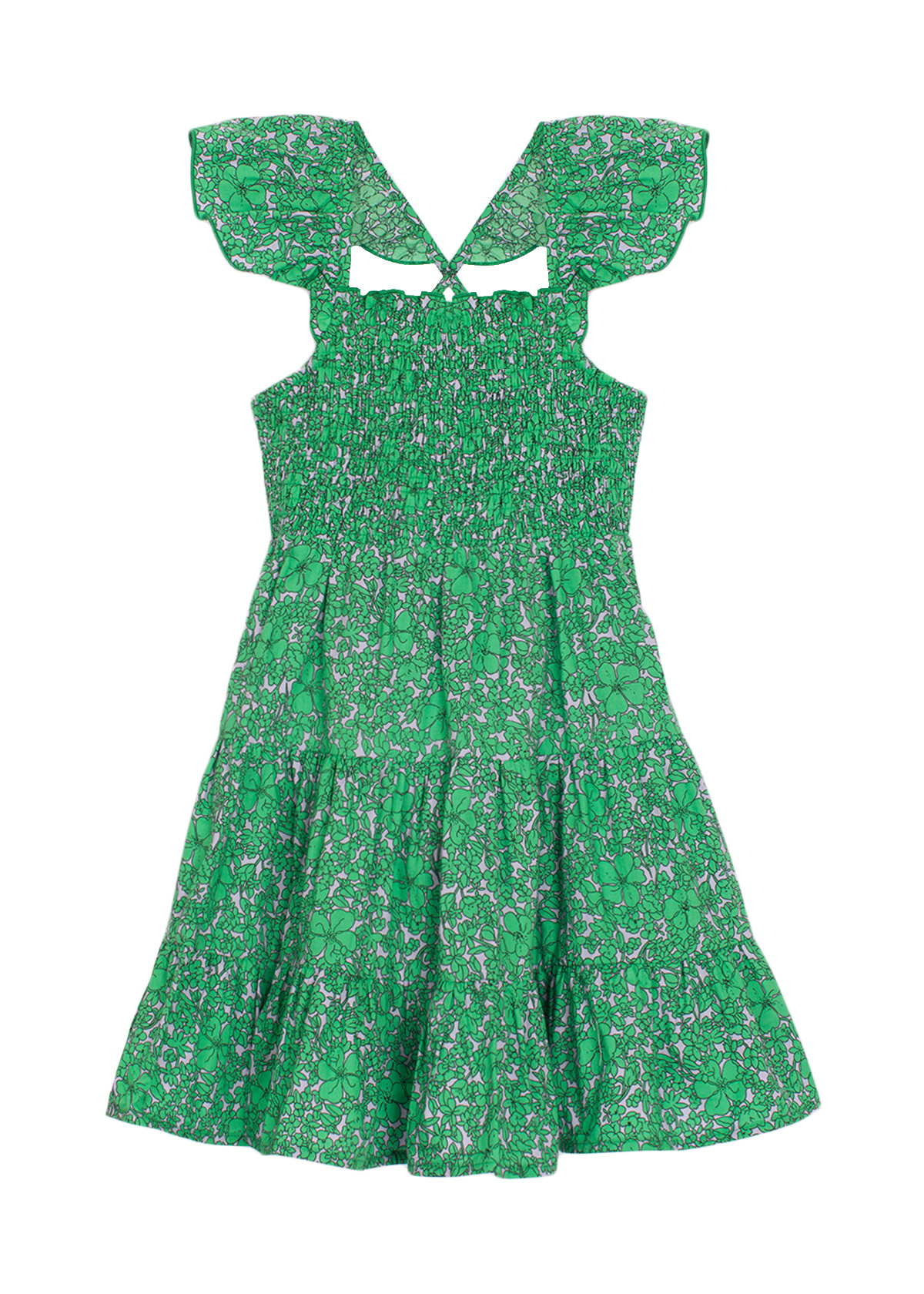 Mabel and Honey Vibrant Meadows Cotton Dress Mabel and Honey Vibrant Meadows Cotton Dress