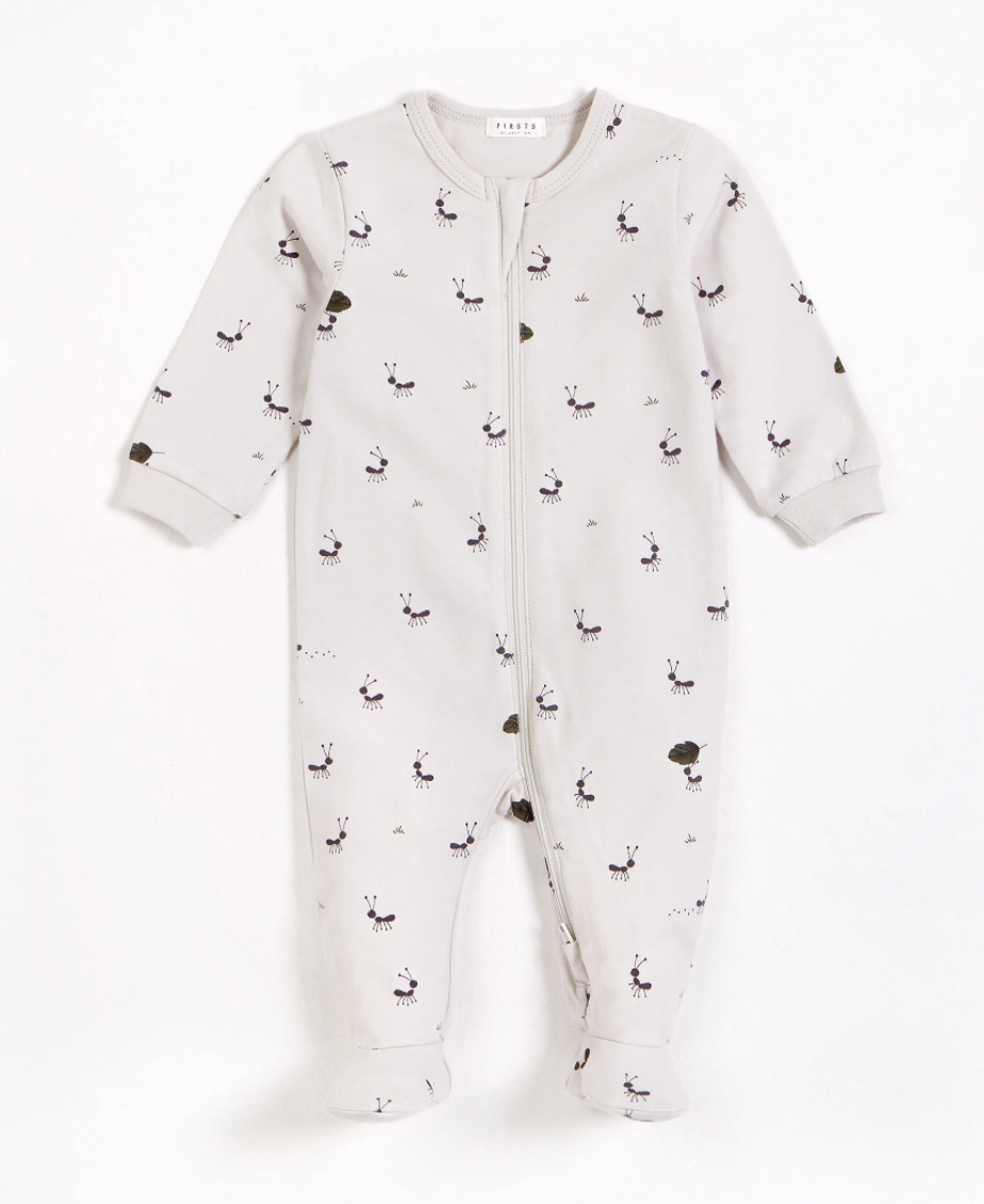 Petit Lem Ants Light Grey Sleeper