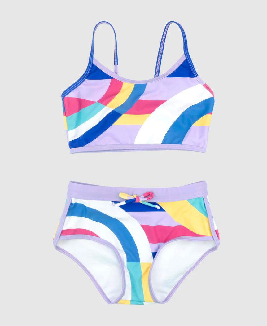 appaman Retro Stripes Stella Swim Short Set