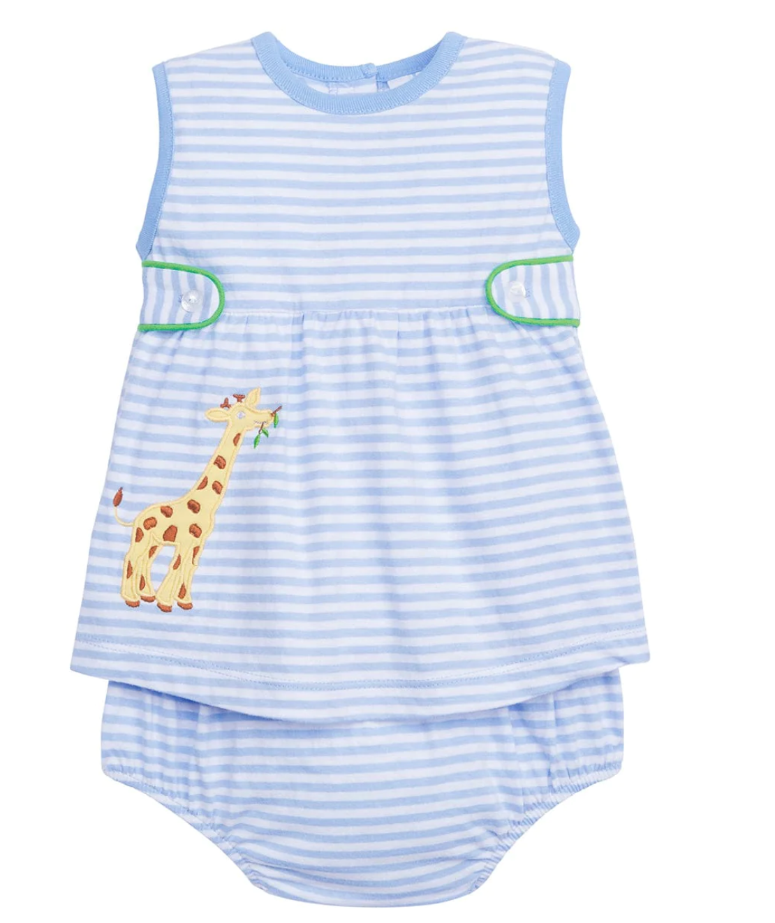 Little English Blue Giraffe Vintage Tab Set