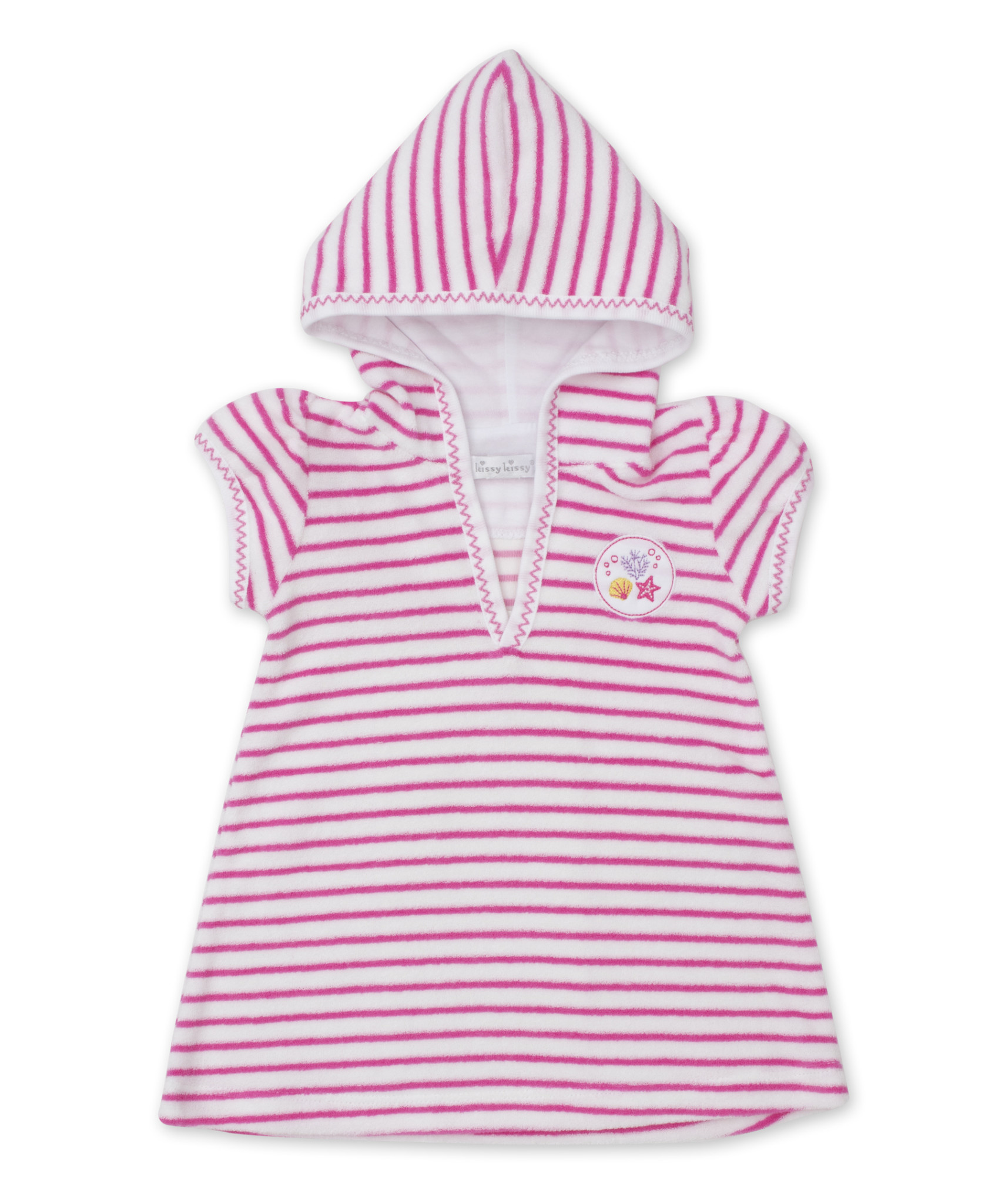 Kissy Kissy Mermaids Under the Sea Stripe Coverup