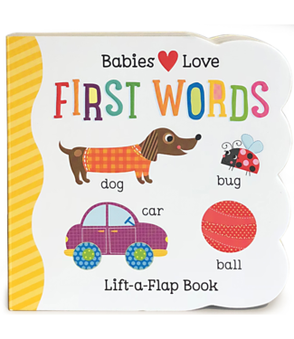 house of marbles Babies Love First Words Flap Book