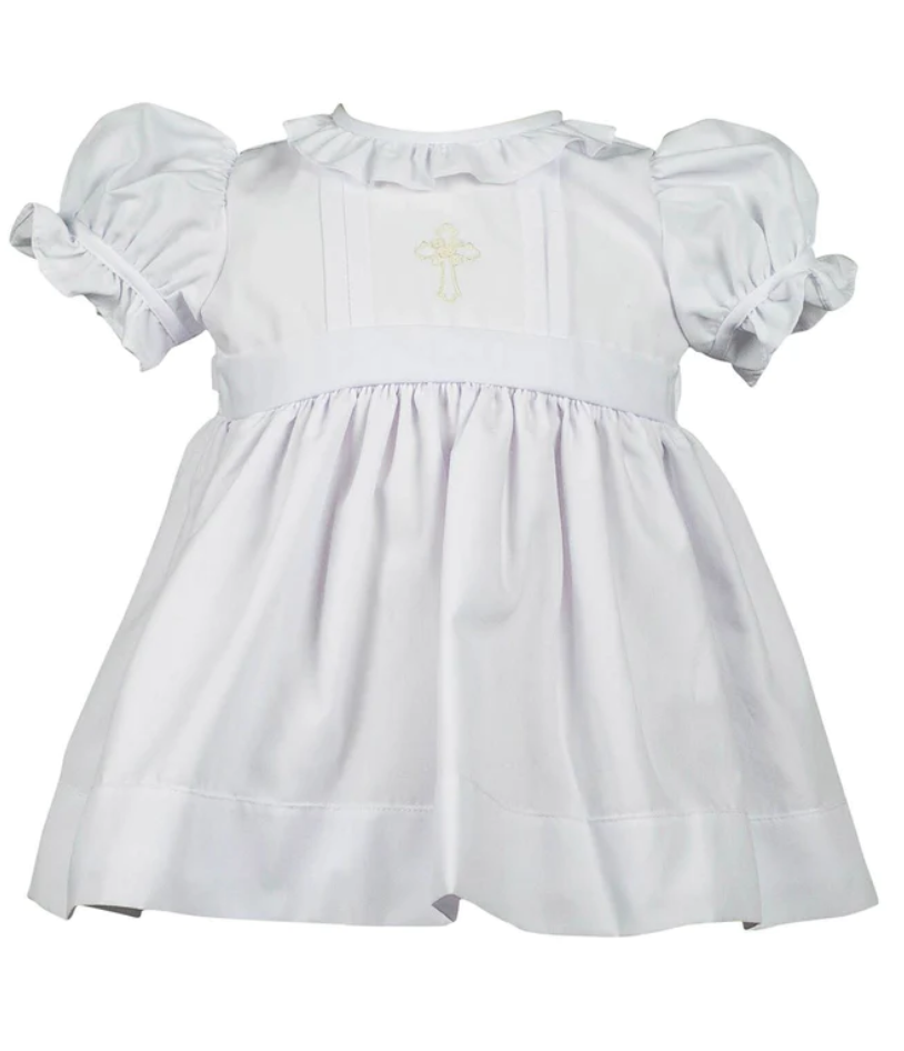 the proper peony White Classic Cross Dress