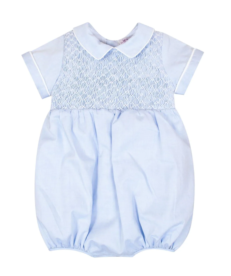 Kidiwi Bleuet Smocked Chambray Romper