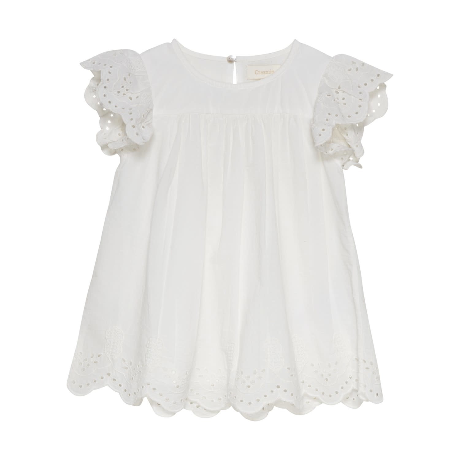 Creamie Cloud Embroidery Top