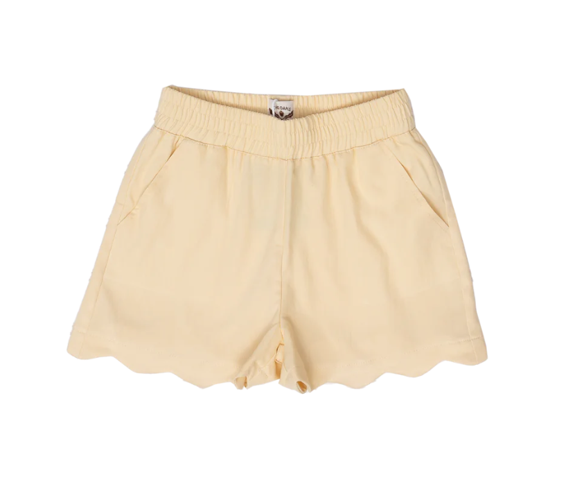 The Oaks Apparel Laura Yellow Twill Shorts