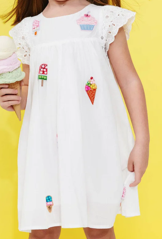 Lola & the Boys All About Beaded Ice Cream Dress Lola & the Boys All About Beaded Ice Cream Dress