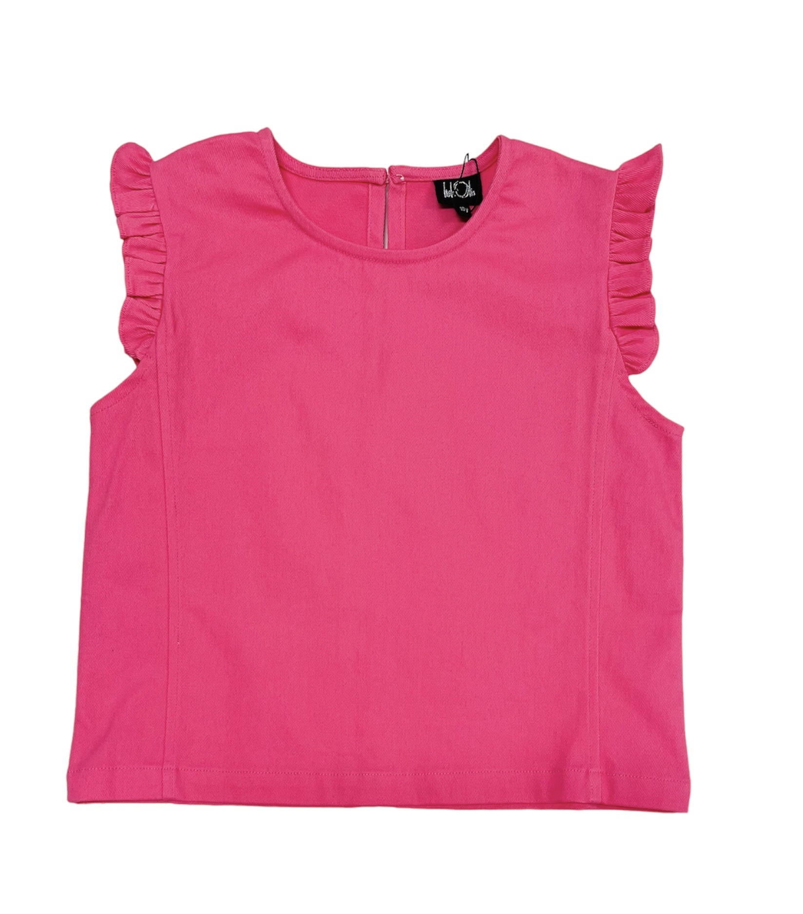 Little Olin Fuchsia Ruffle Top Little Olin Fuchsia Ruffle Top