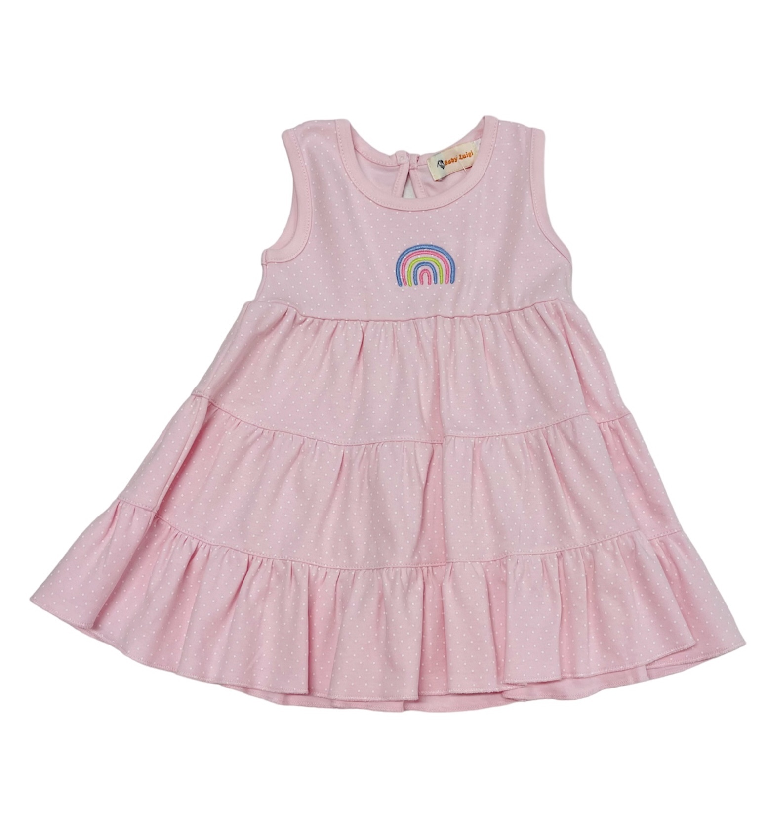 Luigi Rainbow Sleeveless Dress
