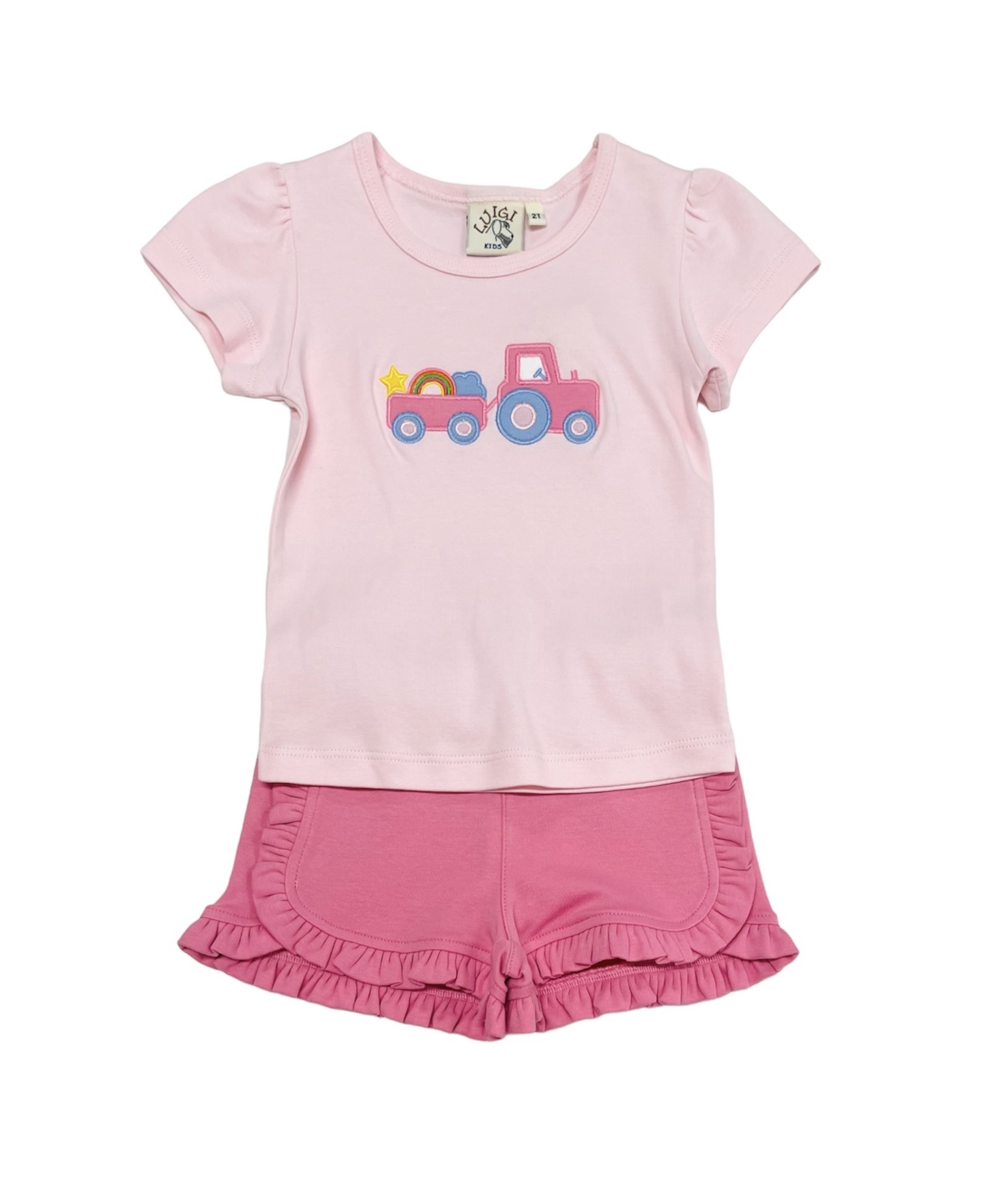 Luigi Rainbow Wagon Short Set