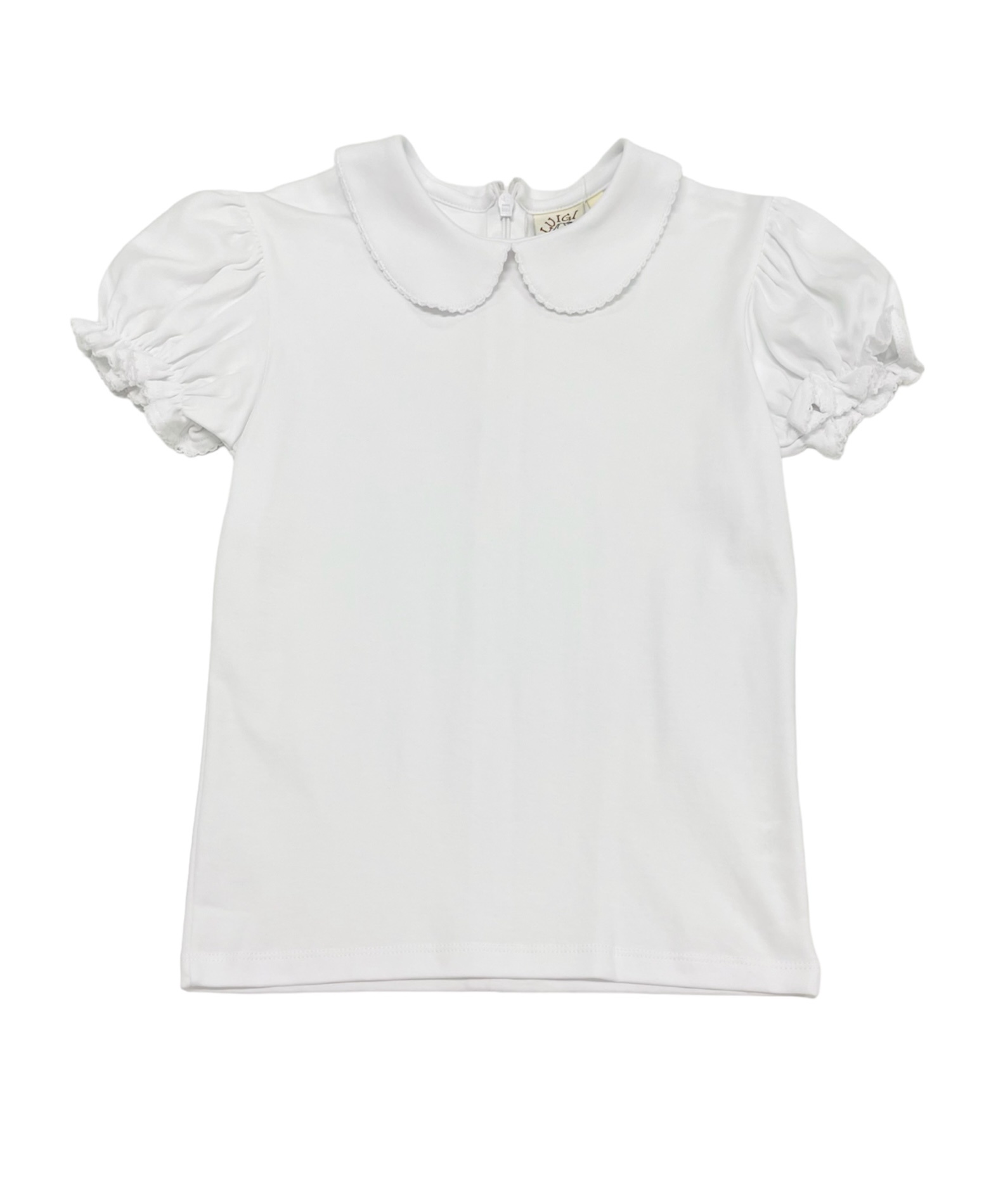 Luigi Pima SS Peter Pan Blouse