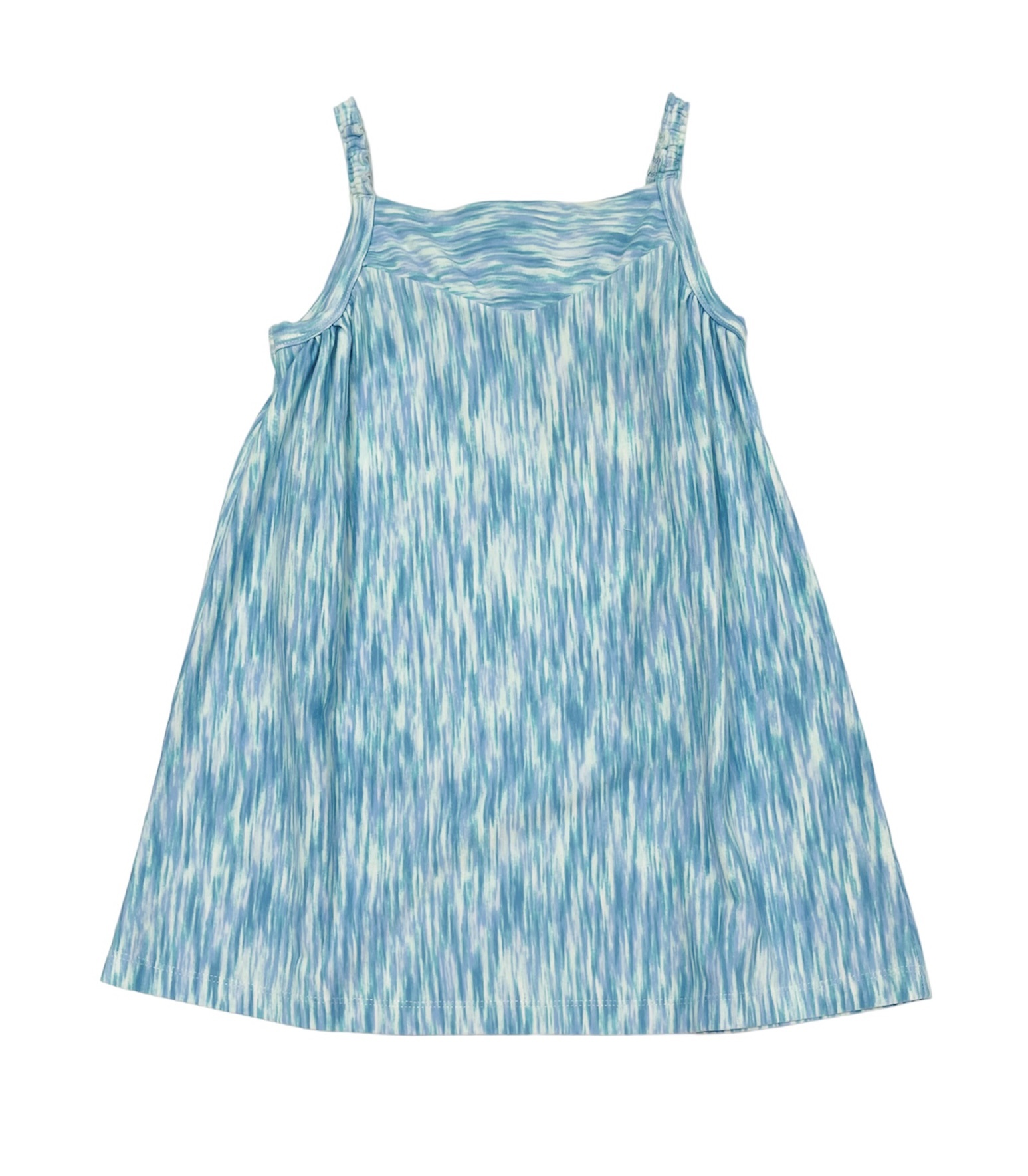 Forever Young Blue Green Watercolor Dress
