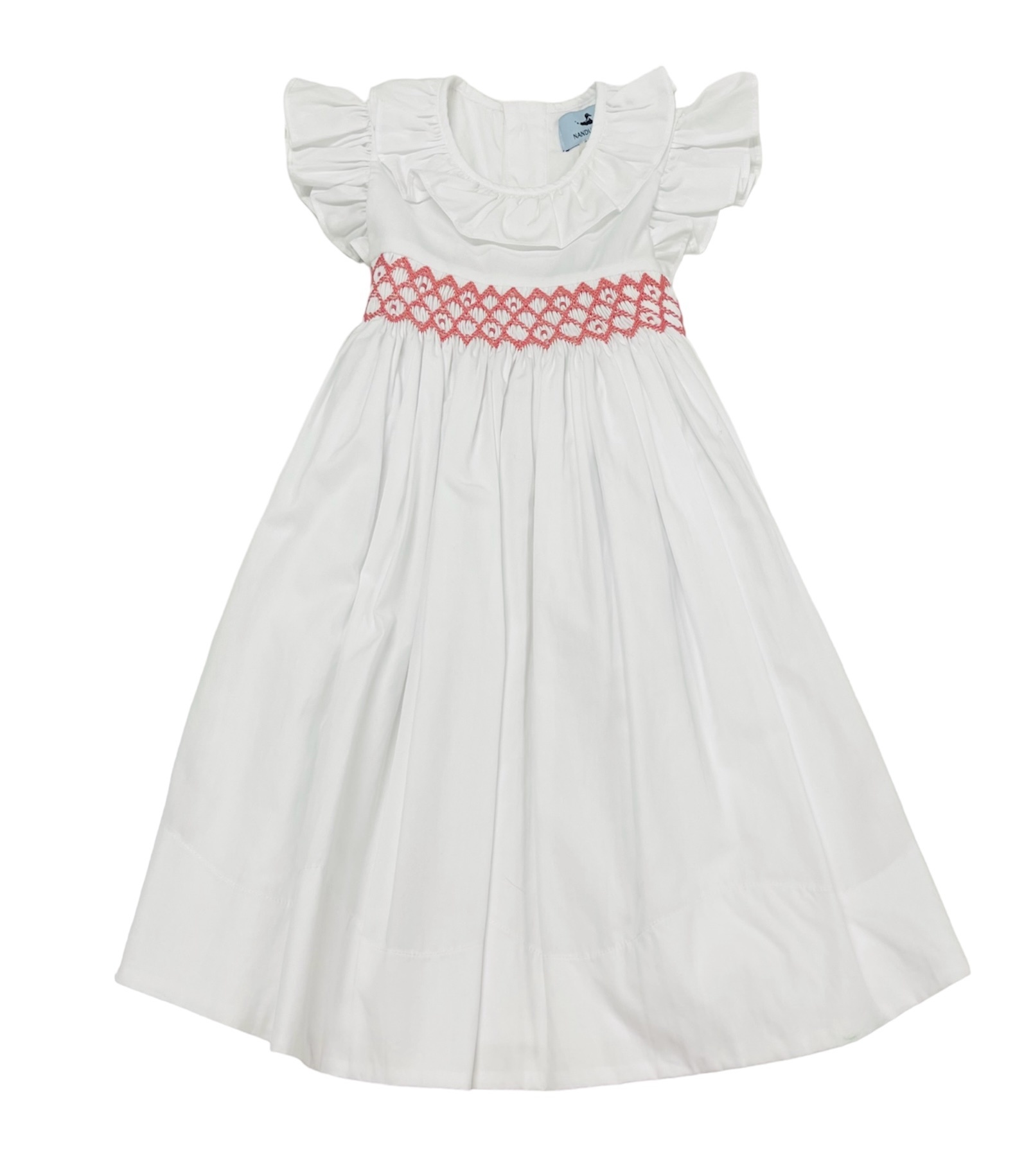 Nanducket White/Coral Sarah Sloane Dress