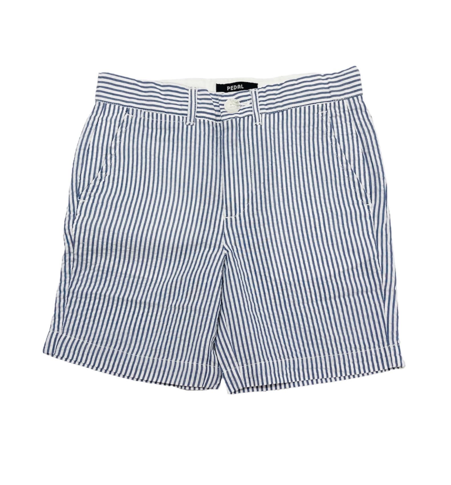 Pedal Blue Seersucker Short