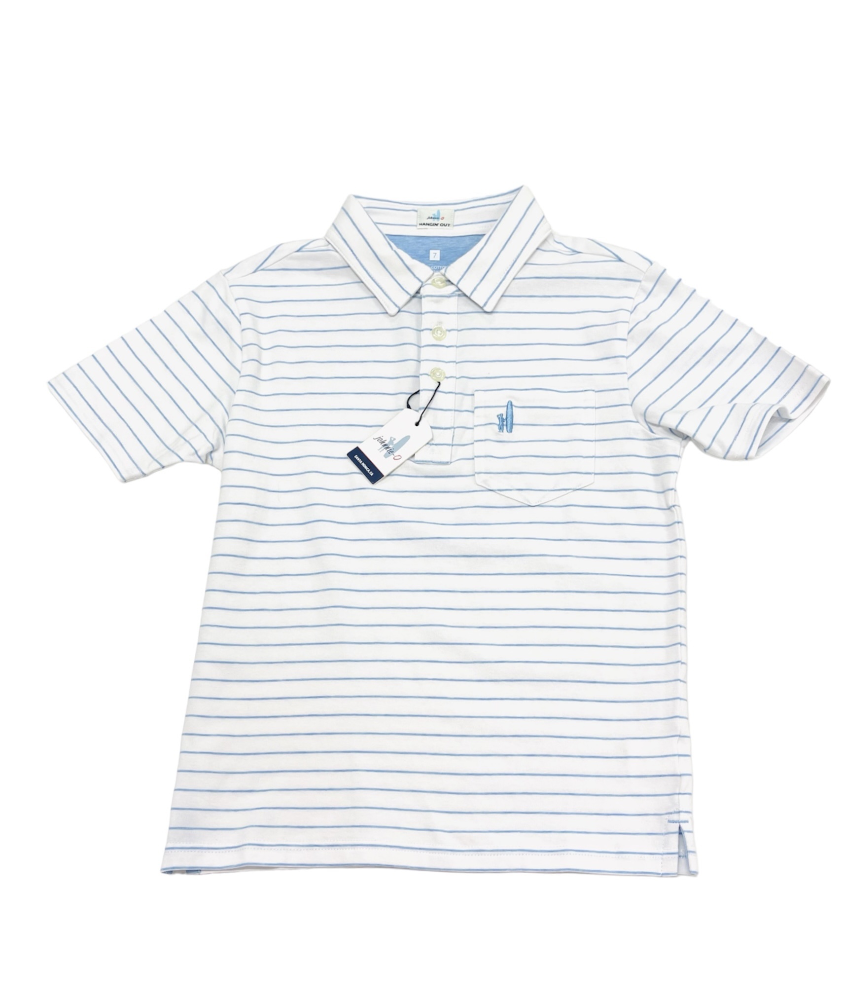 Johnnie O Gulf Stripe Neese Polo