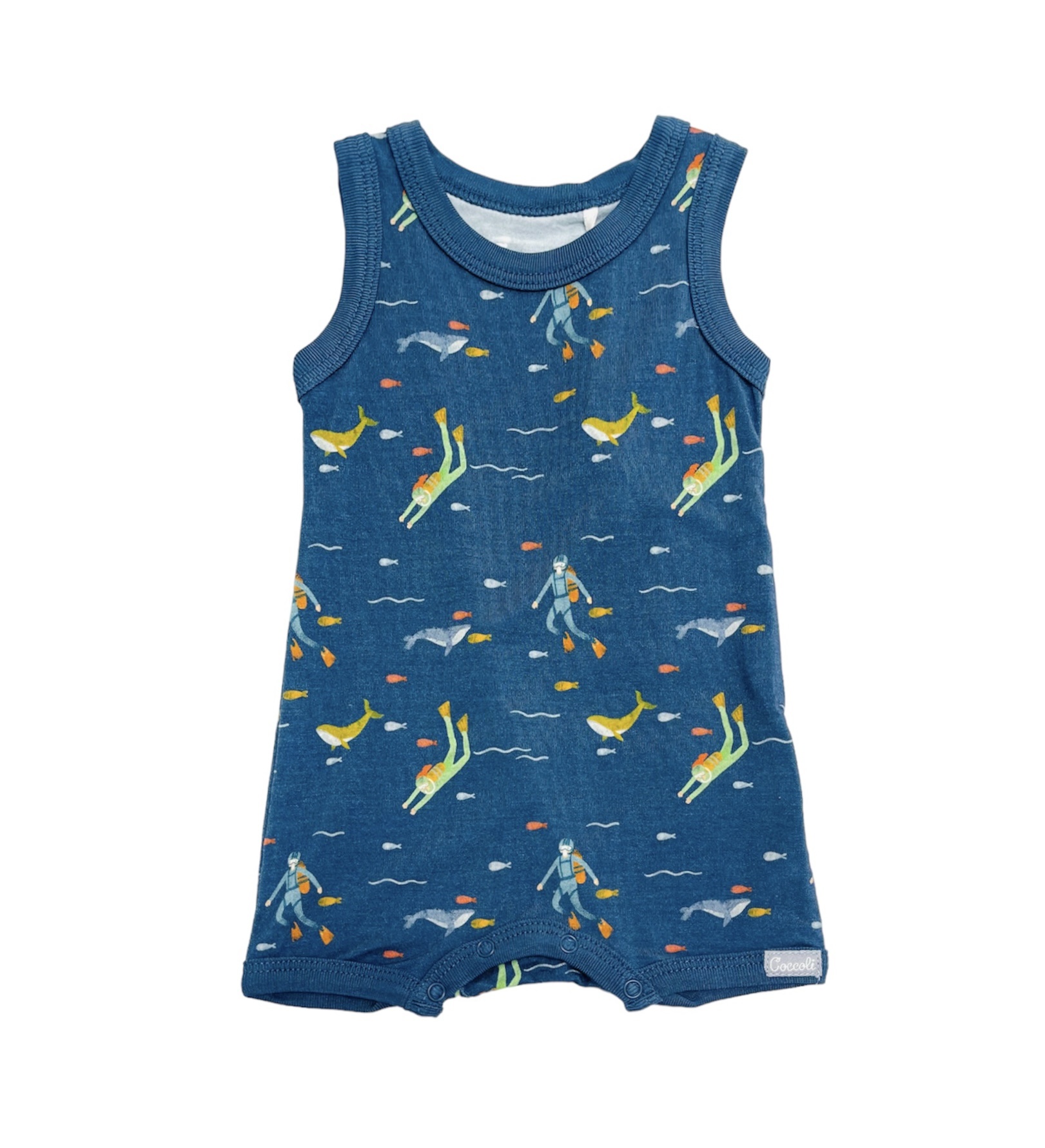 Coccoli Majolica Divers Modal Unionsuit