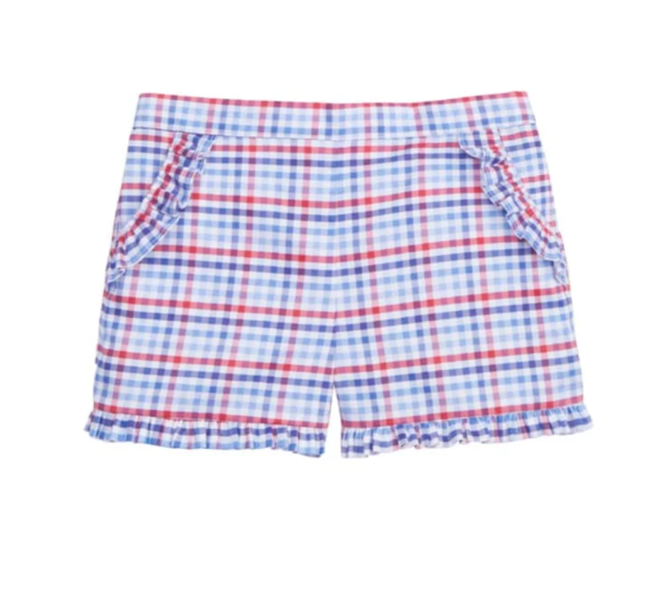 Little English Americana Plaid Lilabet Short Little English Americana Plaid Lilabet Short