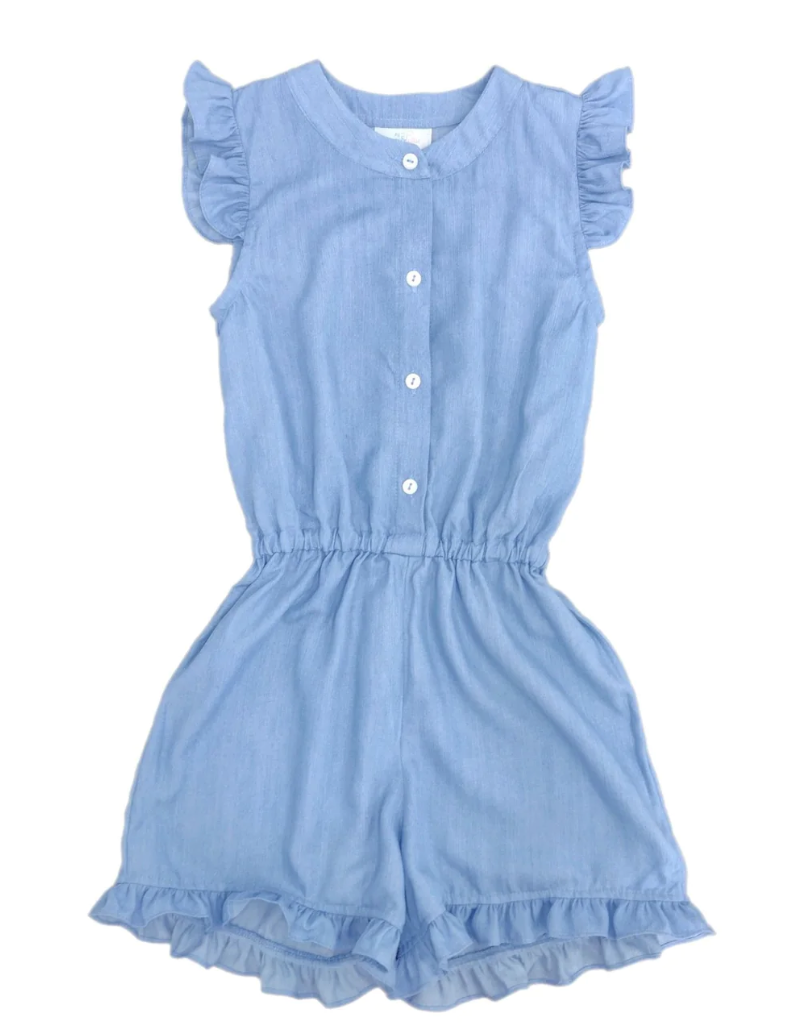 Be Elizabeth Denim Romper