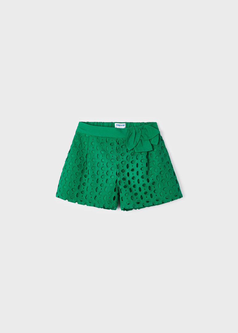 Mayoral Emerald Eyelet Shorts Mayoral Emerald Eyelet Shorts