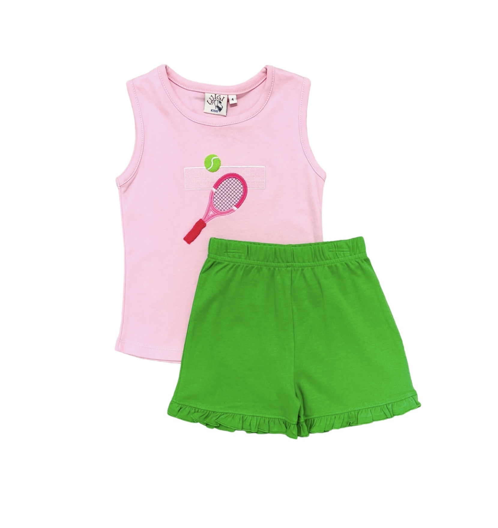 Luigi Pink Tennis Short Set