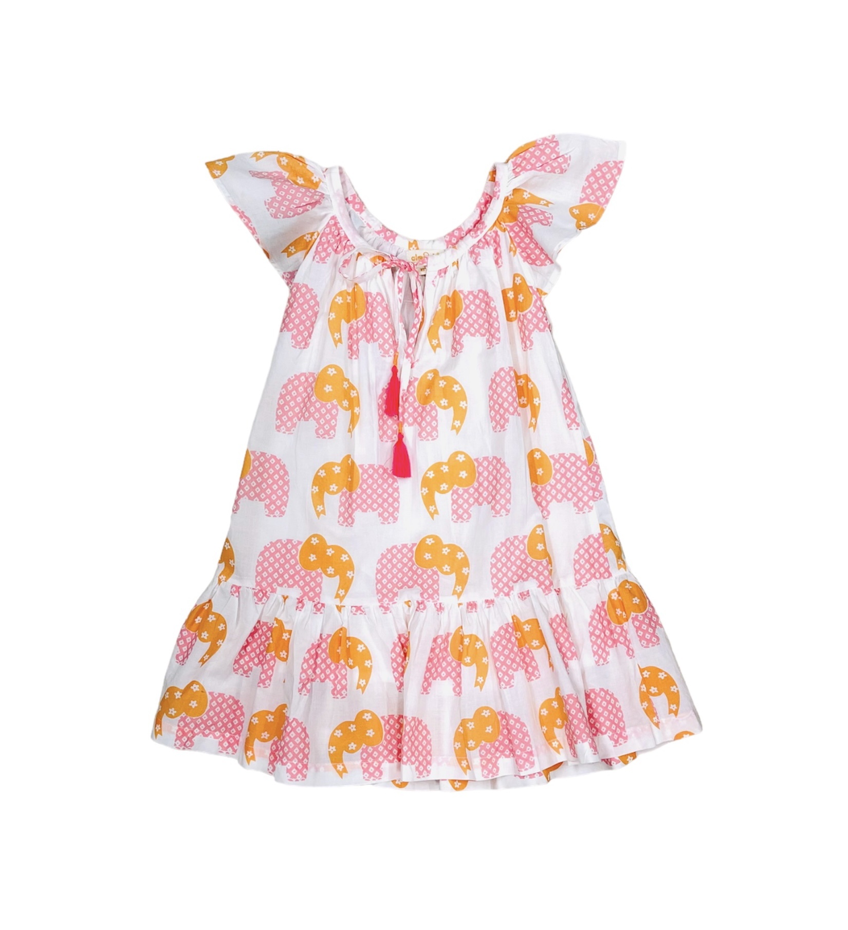 Almirah Pink Ivy Elephant Dress Almirah Pink Ivy Elephant Dress