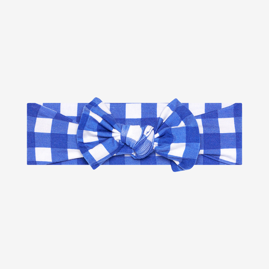 Posh Peanut Joshua Blue Headwrap