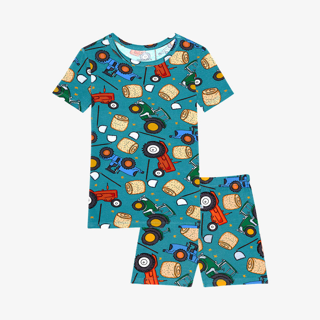 Posh Peanut Green Roberts Short PJs