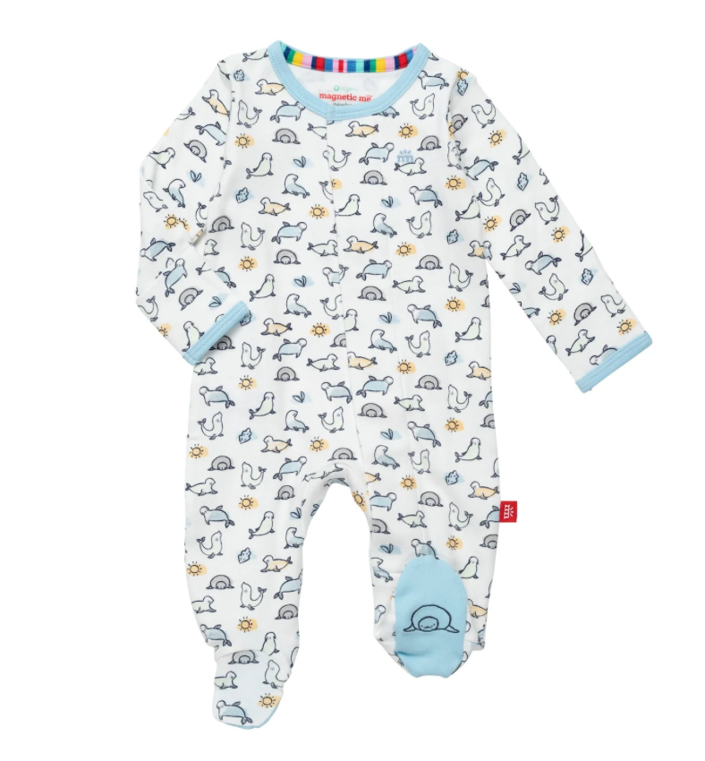Magnificent Baby Sealed with a Kiss Footie