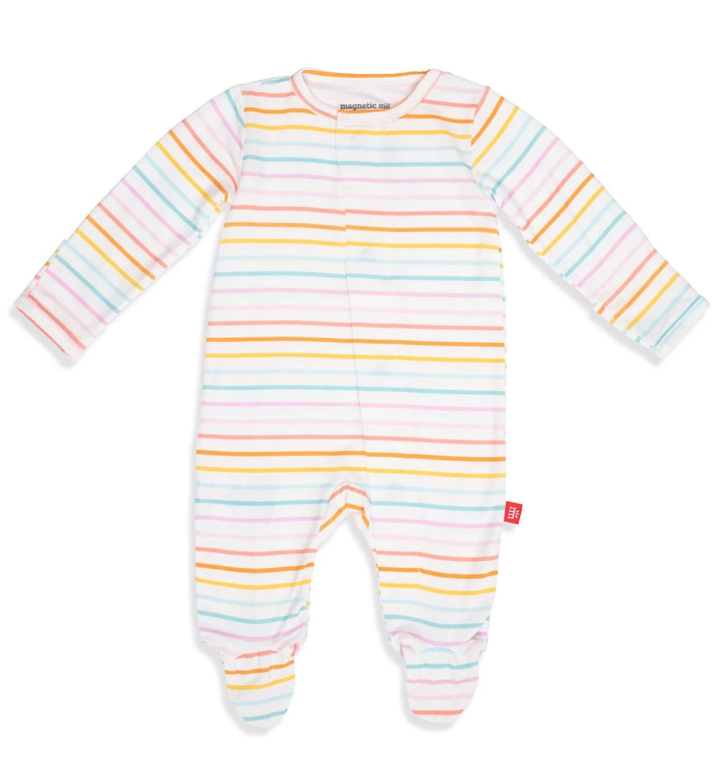 Magnificent Baby Magic Sparkle Stripe Footie