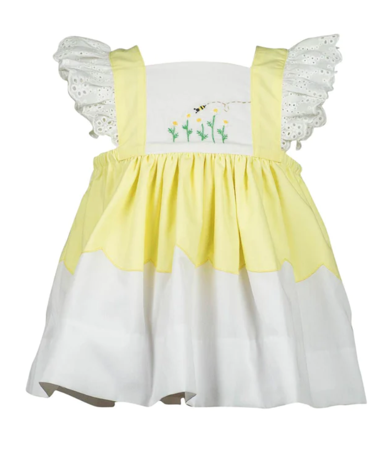 the proper peony Honey Yellow Dress w Ruffle the proper peony Honey Yellow Dress w Ruffle