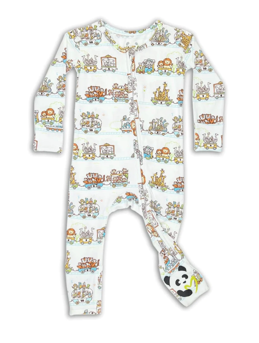Bellabu Bear Zoo Train Convertible Footie Bellabu Bear Zoo Train Convertible Footie