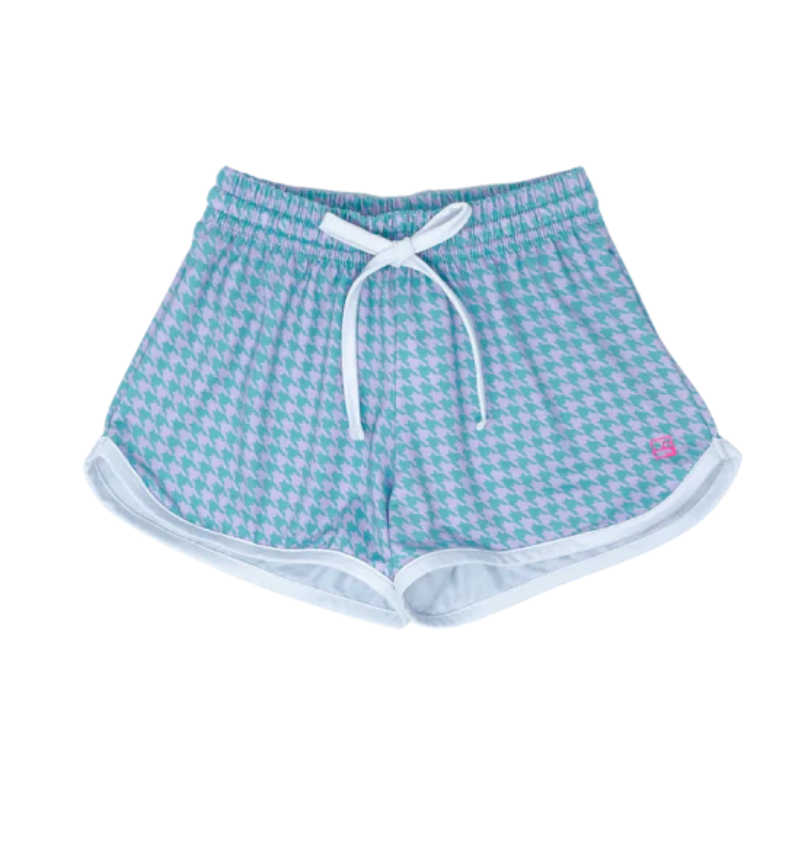 Set Athleisure Emily Houndstooth Shorts Set Athleisure Emily Houndstooth Shorts