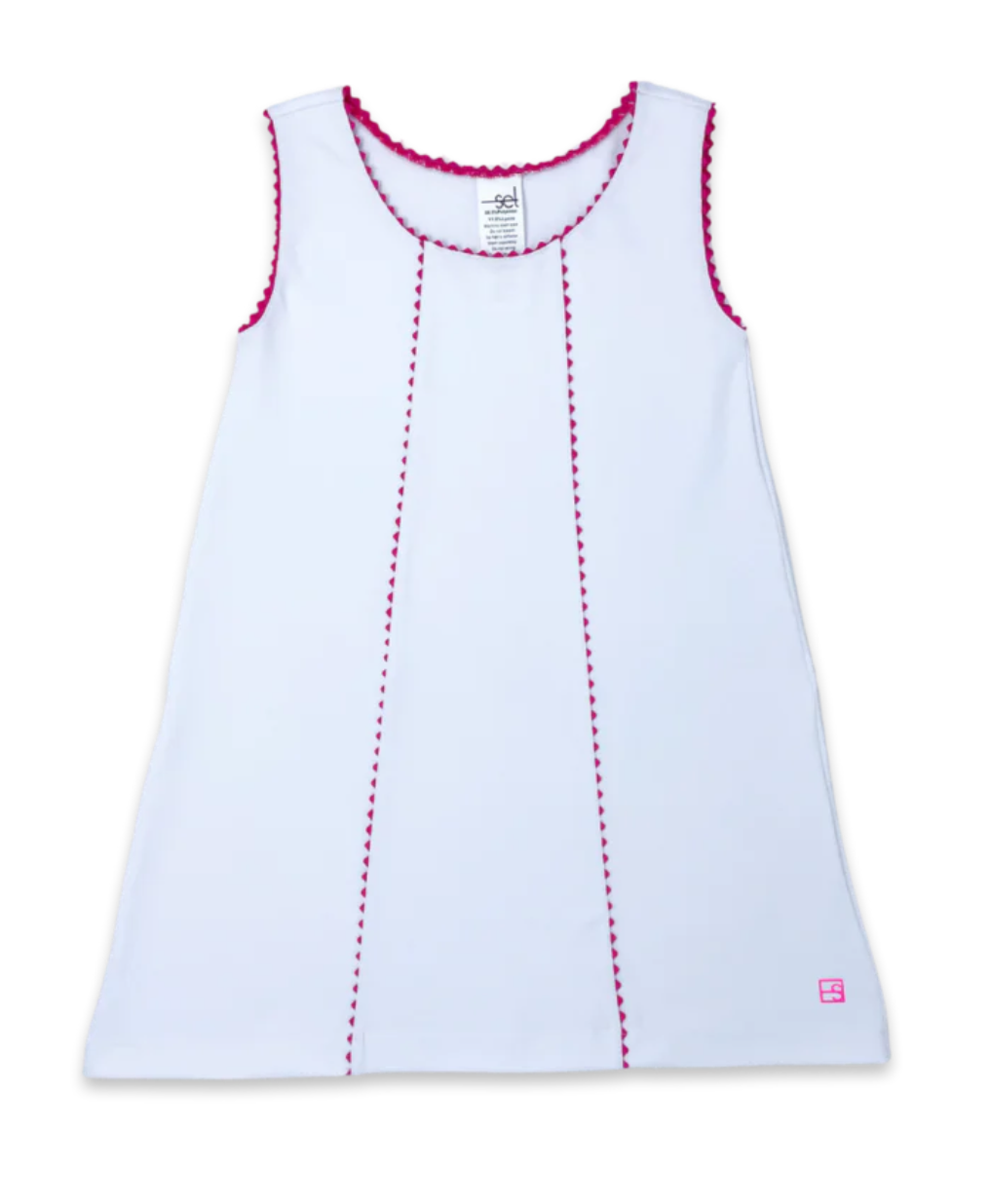 Set Athleisure Hot Pink/White Amelia Dress