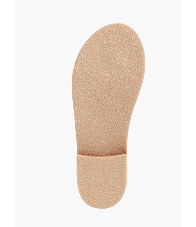 Gold Toddler Jacks Flat Sandal