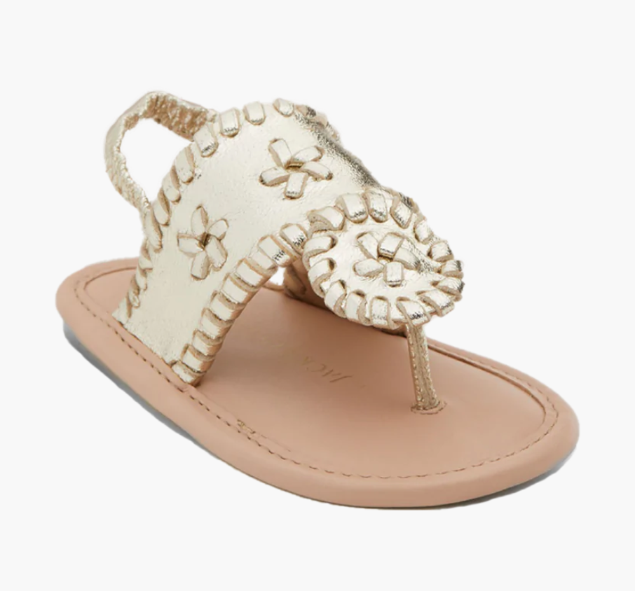 Jack Rogers Platinum Baby Jacks Jack Rogers Platinum Baby Jacks