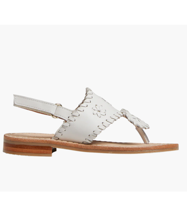 Jack Rogers White Toddler Jacks Flat Sandal