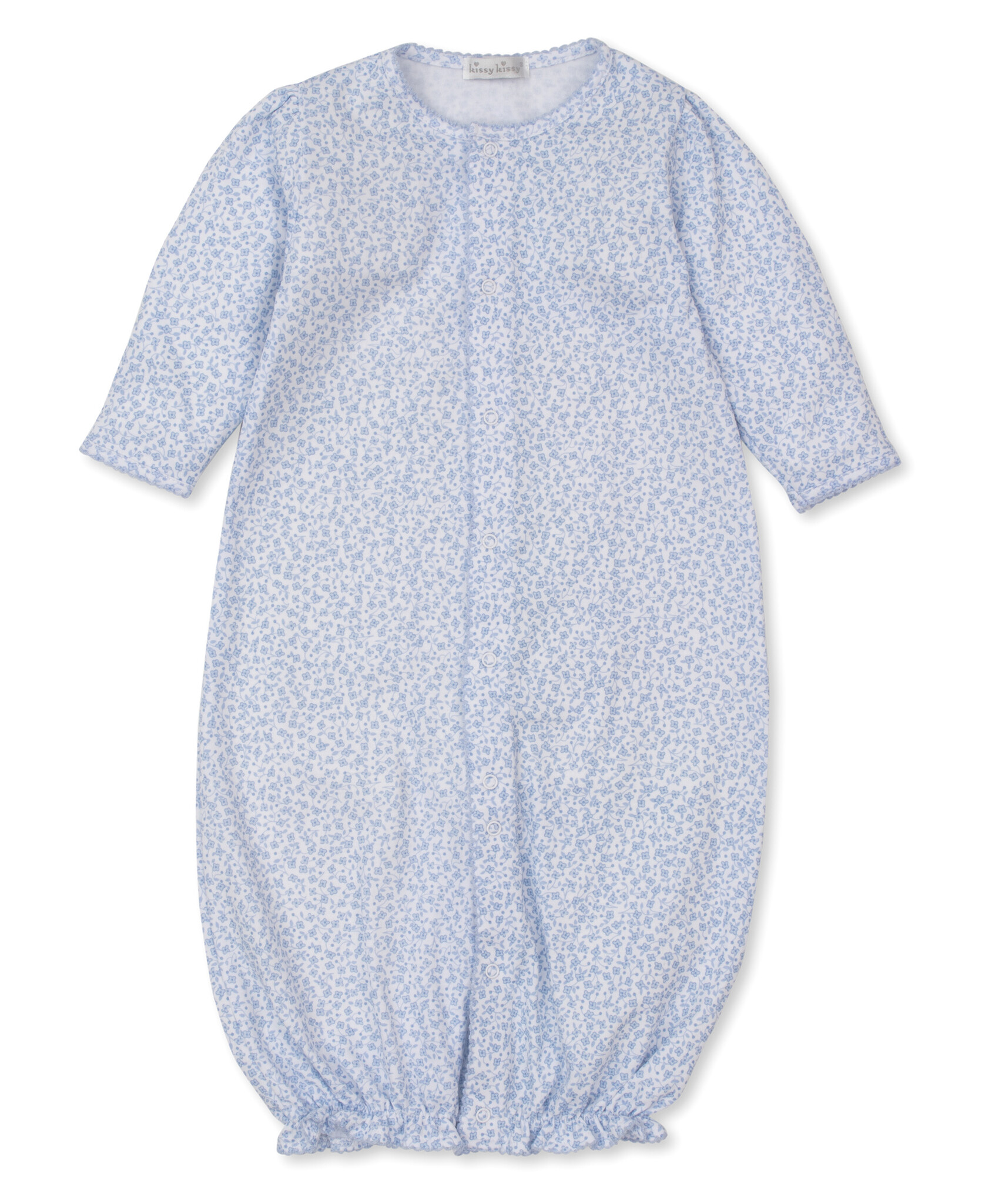 Kissy Kissy Light Blue Petite Blooms Convertible Gown
