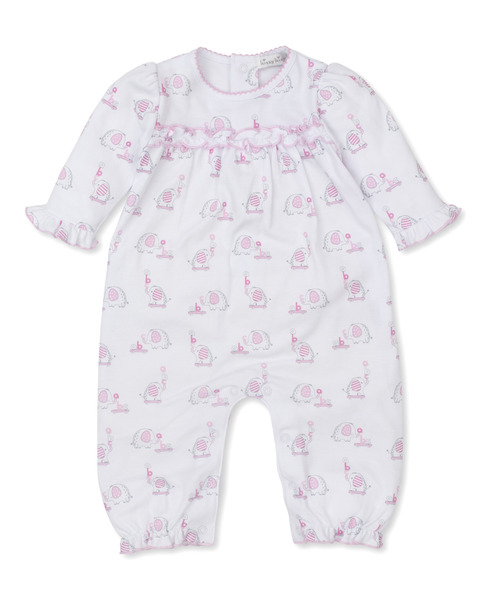 Kissy Kissy Pink Elephant Playsuit