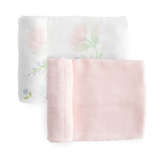 Little Unicorn Blush Peony Deluxe Swaddle 2 pack Little Unicorn Blush Peony Deluxe Swaddle 2 pack