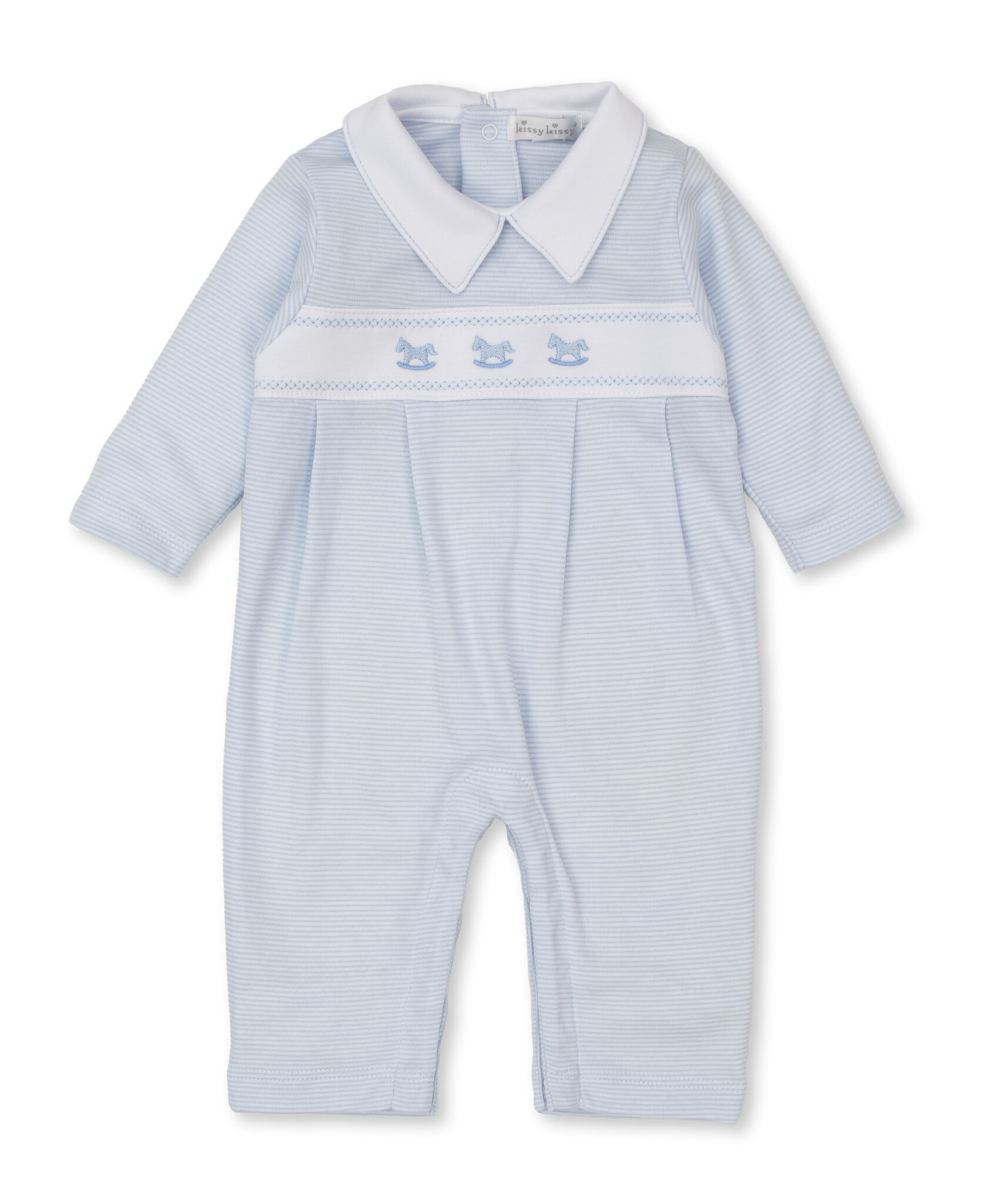 Kissy Kissy Light Blue Stripe Classic Treasures Playsuit Kissy Kissy Light Blue Stripe Classic Treasures Playsuit