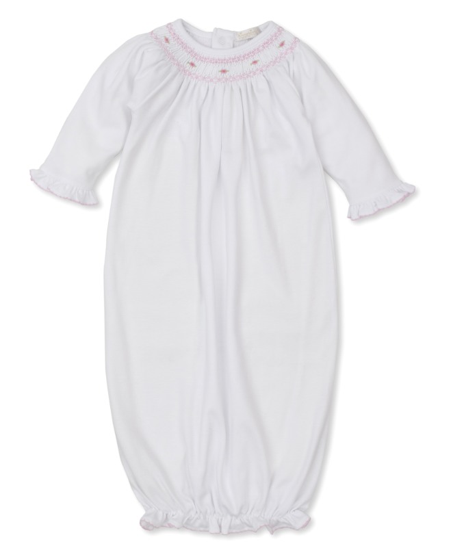 Kissy Kissy Wh/Pk CLB Fall Bishop 23 Sack w/Hand Smk Kissy Kissy Wh/Pk CLB Fall Bishop 23 Sack w/Hand Smk