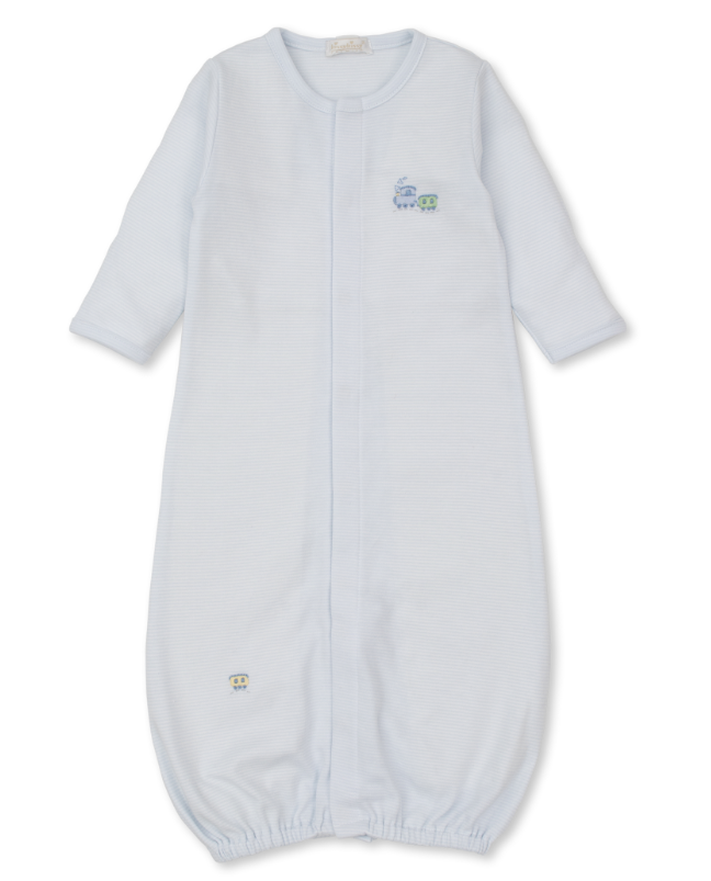 Kissy Kissy Blue Toy Trains Conv Gown