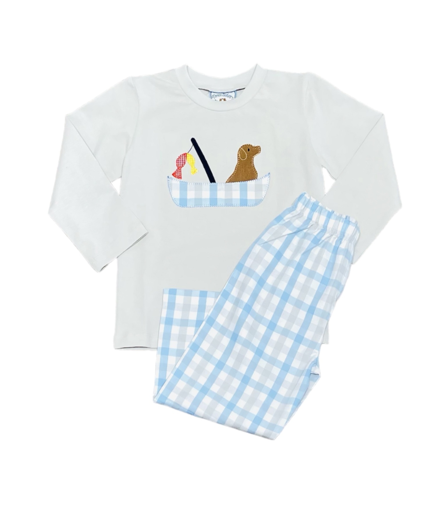 Three Sisters Catch of the Day Boys Pants Set