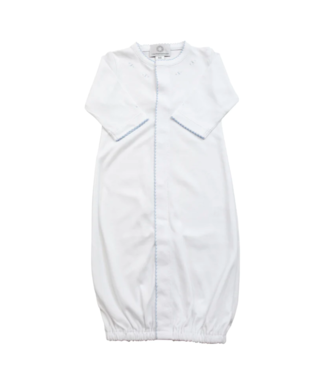 White w/Blue Stitch Converter Gown
