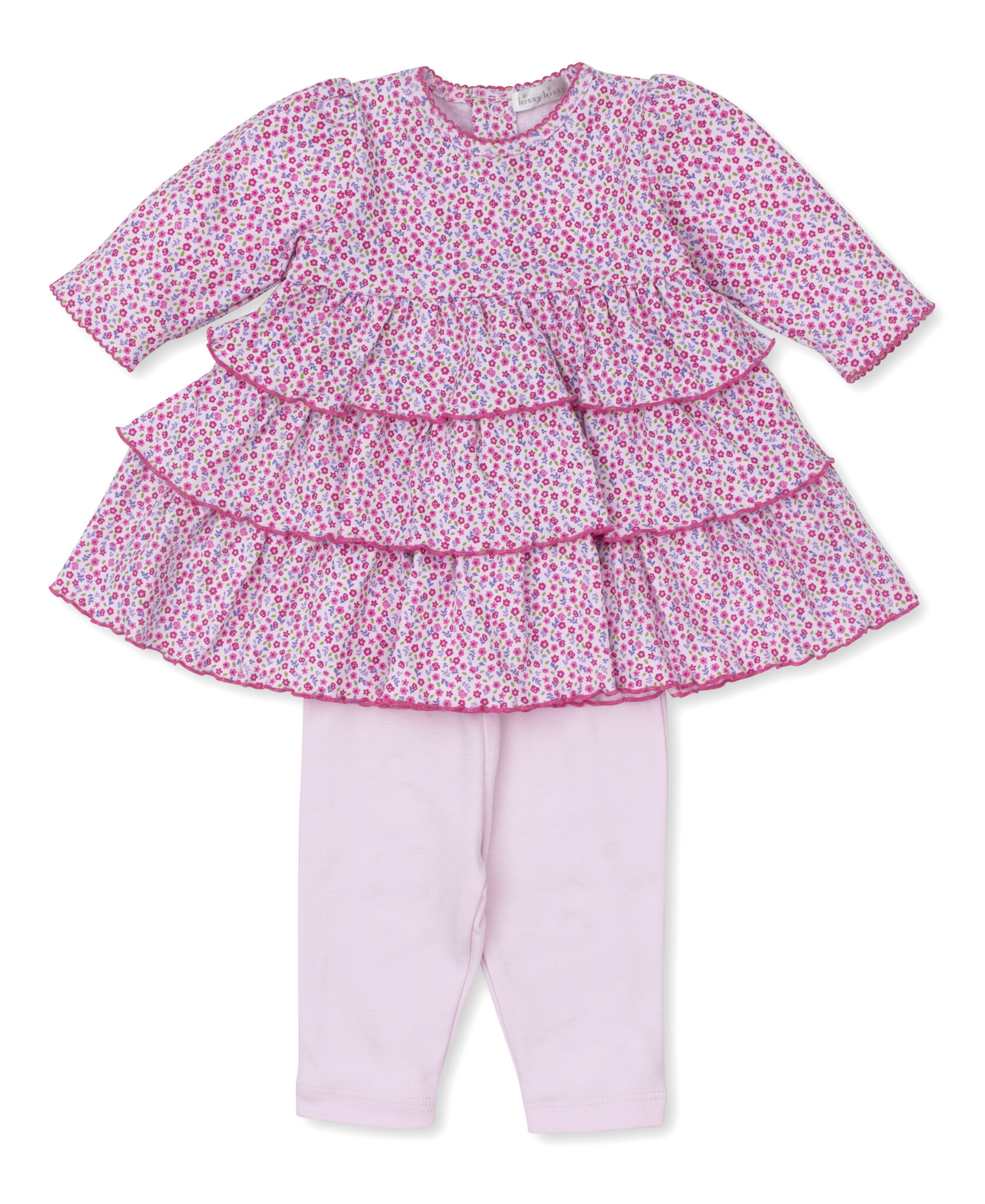 Kissy Kissy Pink Hearts Abloom Dress Set