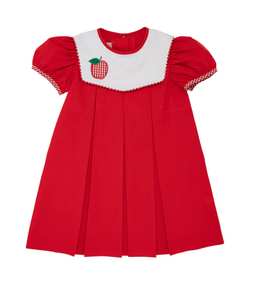 Beaufort Bonnet Richmond Red Gingham Bunny Phipps Frock- Apple