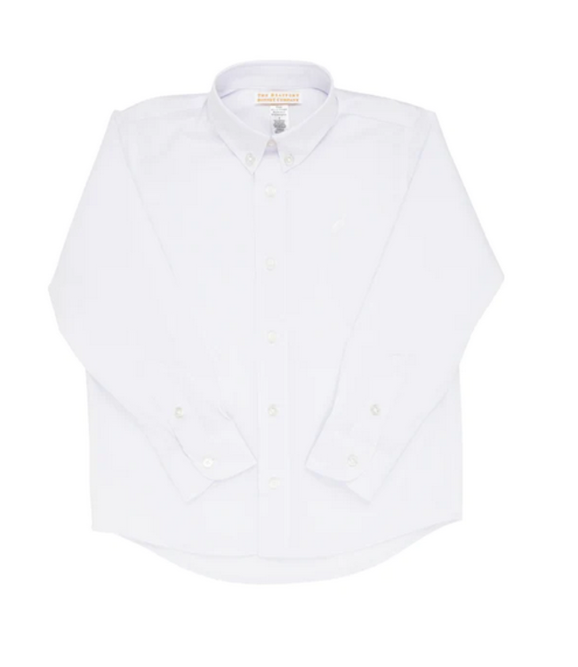 White Worth Avenue Dean's Dress Shirt-Oxford