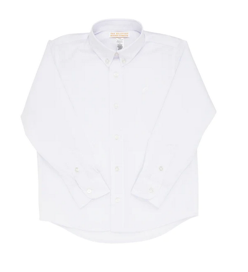Beaufort Bonnet White Worth Avenue Dean's Dress Shirt-Oxford